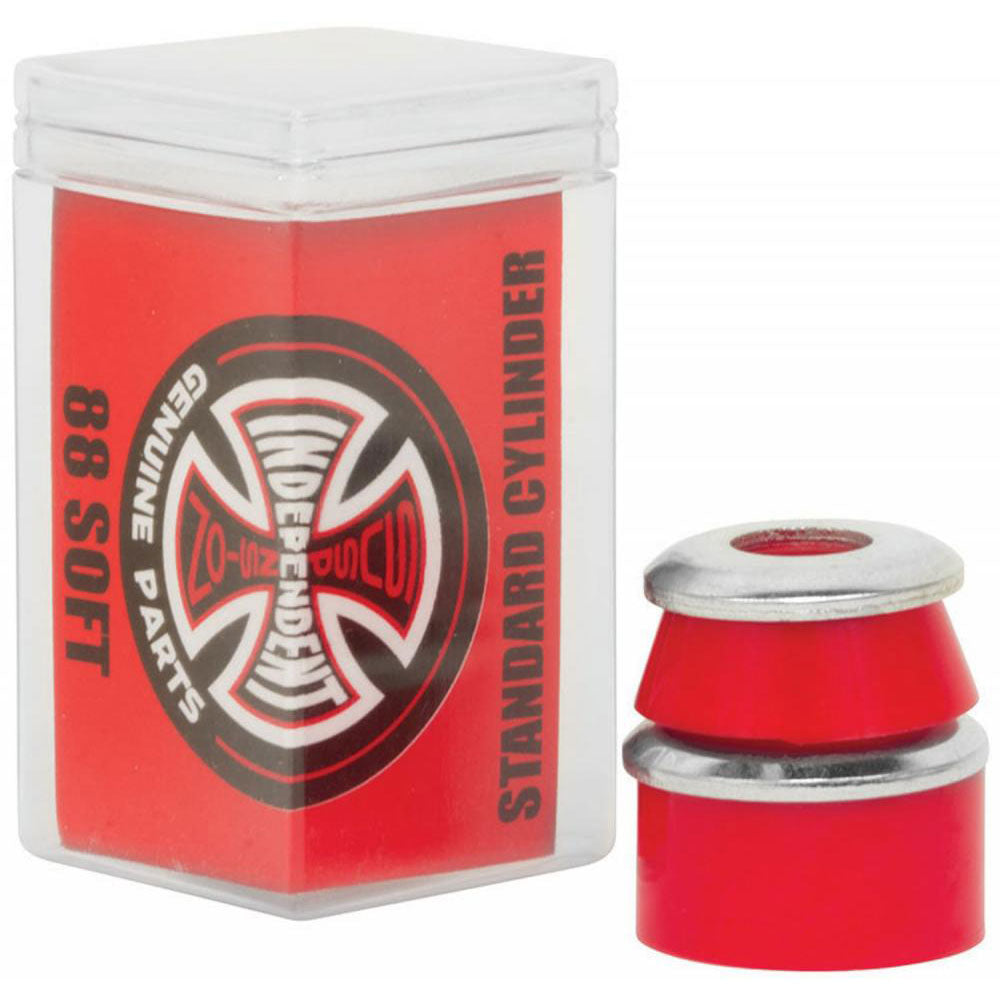 Independent 'Standard Conical' 88A Soft Bushings (Red)