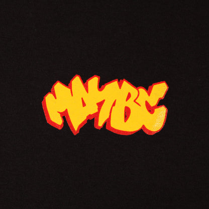 Maybe 'Rap Spray Chest Logo' T-Shirt (Black)