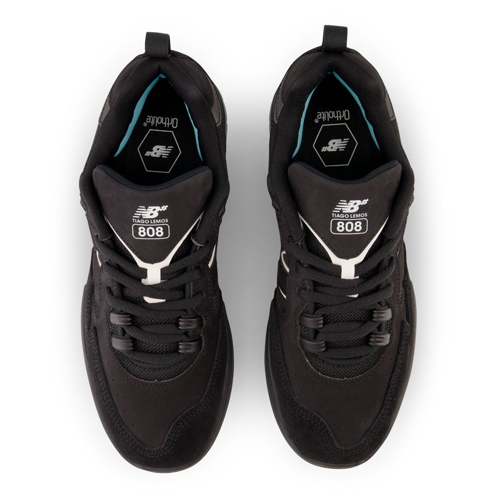 New Balance Numeric 'Tiago 808' Skate Shoes (Black / Black)