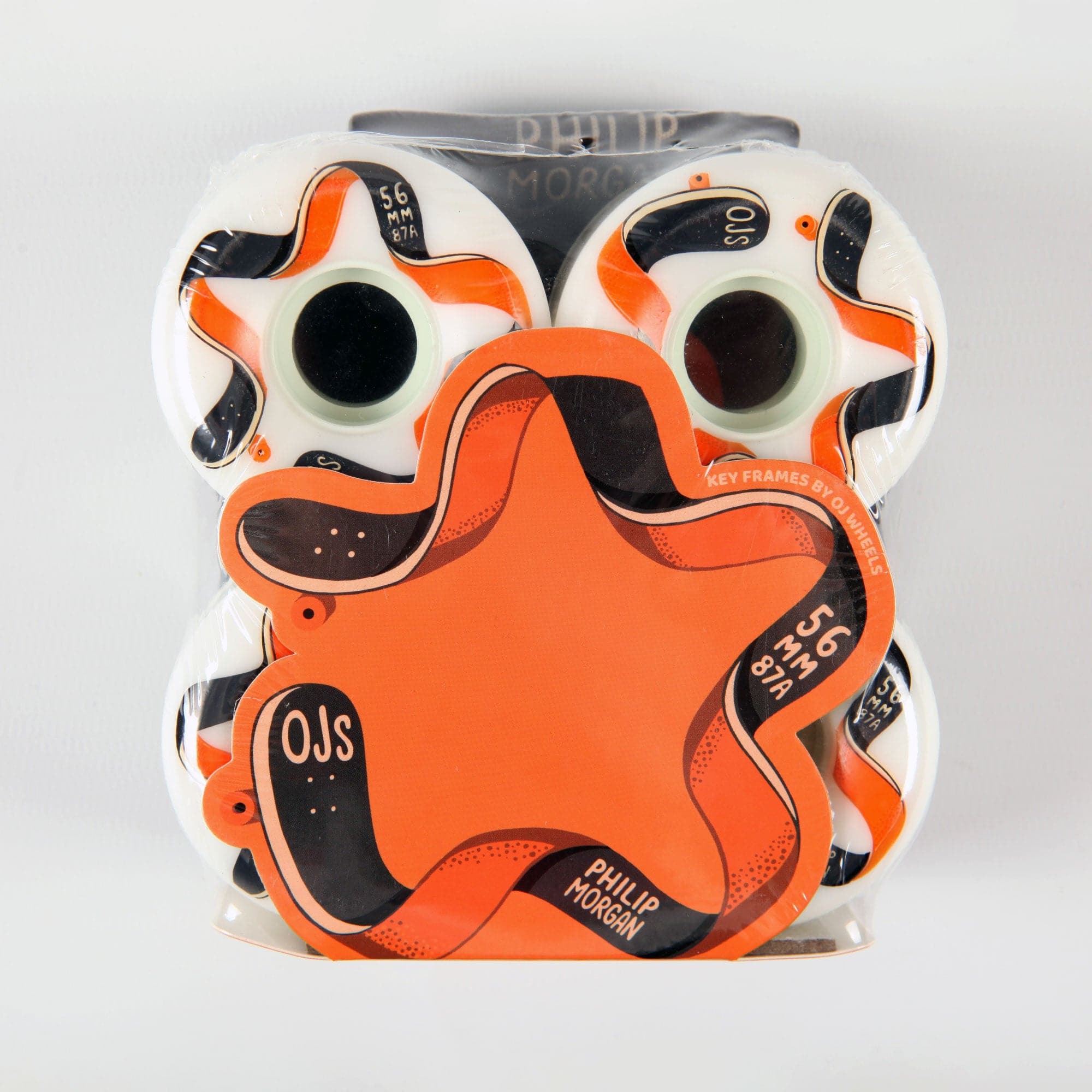 OJ 'Phil Morgan Star Keyframe' 56mm 87a Wheels (White)