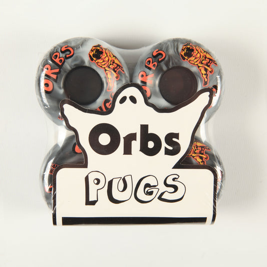 Orbs 'Pugs' 54mm 85A Soft Wheels (Black / White Split)