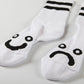Polar 'Happy Sad' Socks (White)