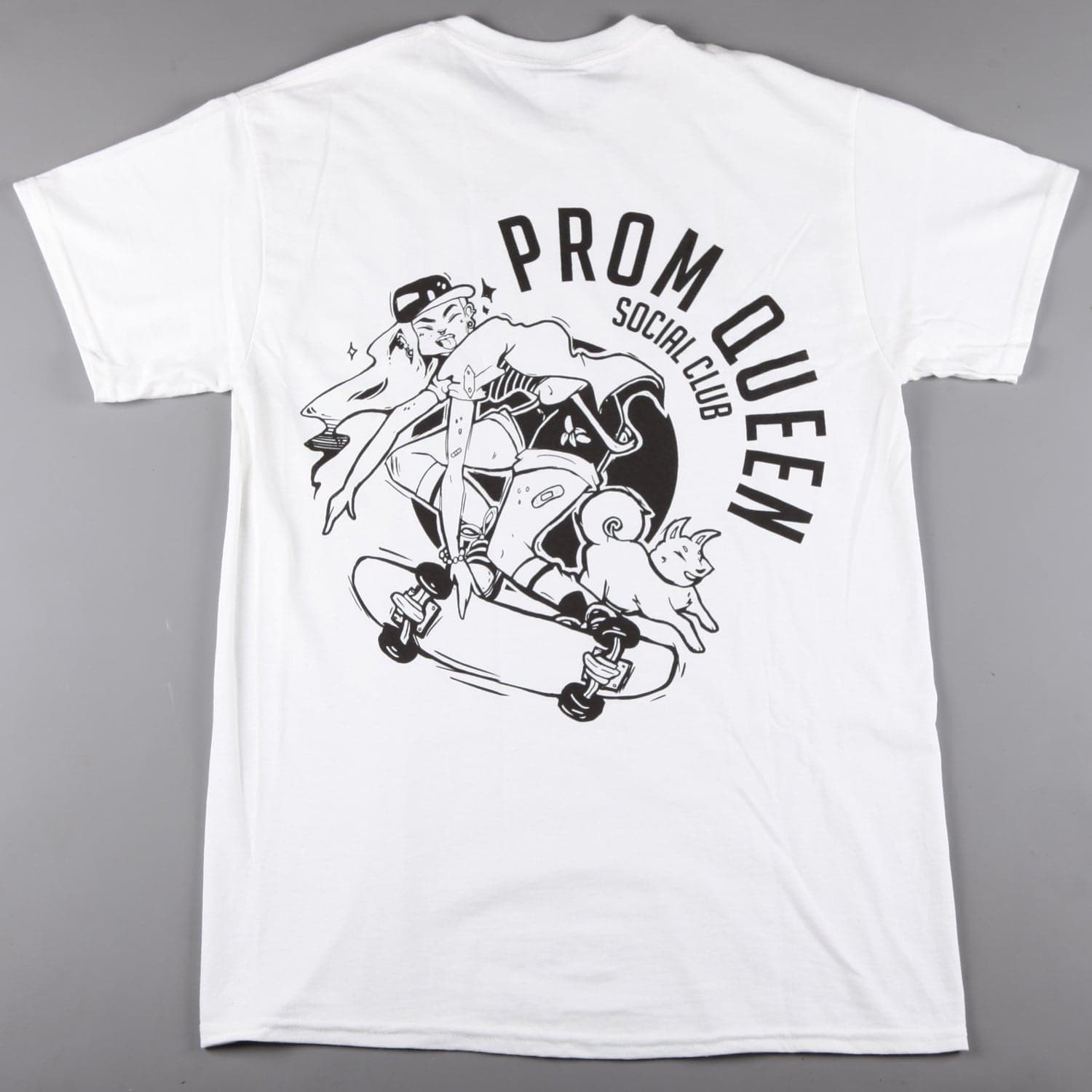 Prom Queen 'PQSC Team' T-Shirt (White) - CSC Store