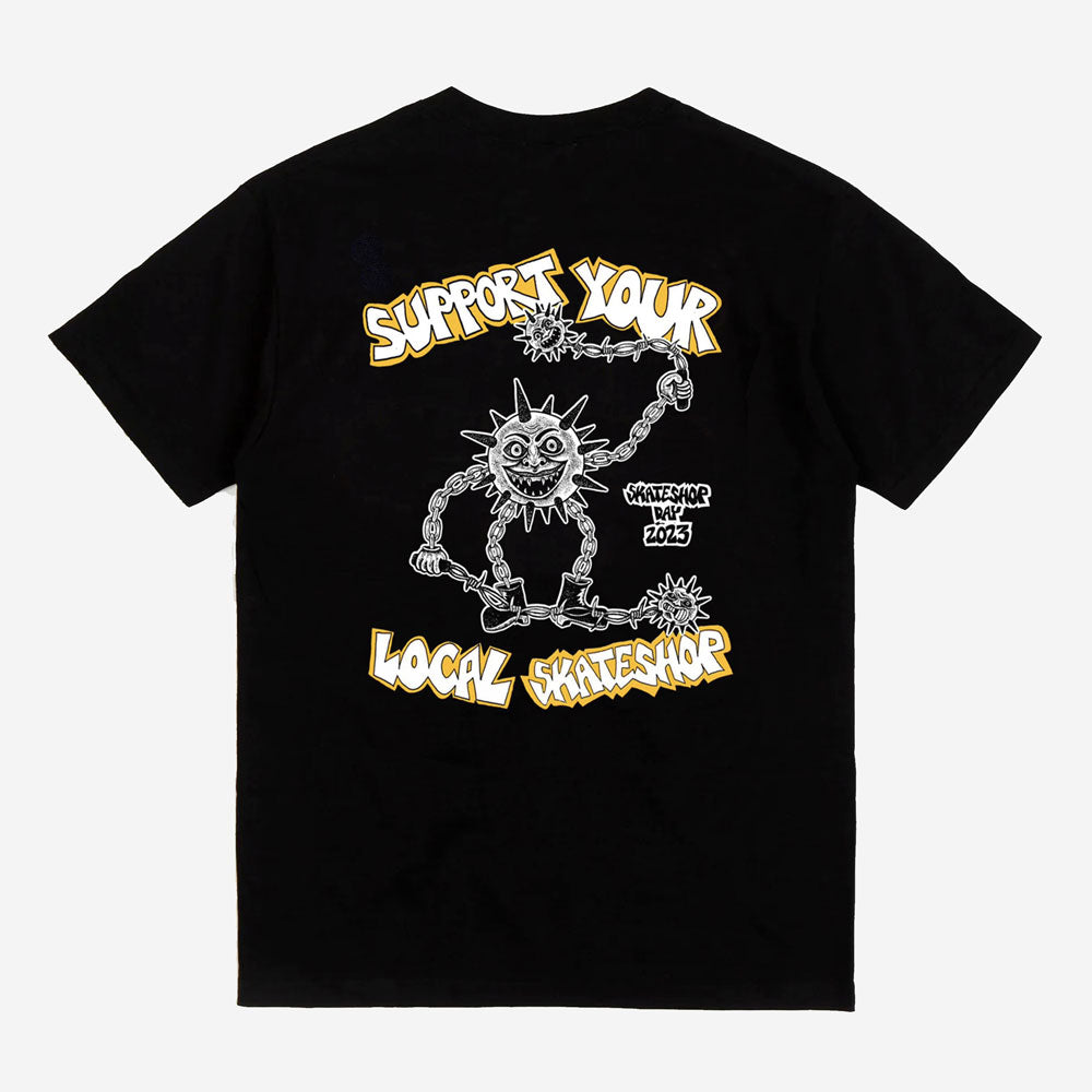 Skate Shop Day 'Gigliotti Logo' T-Shirt (Black)