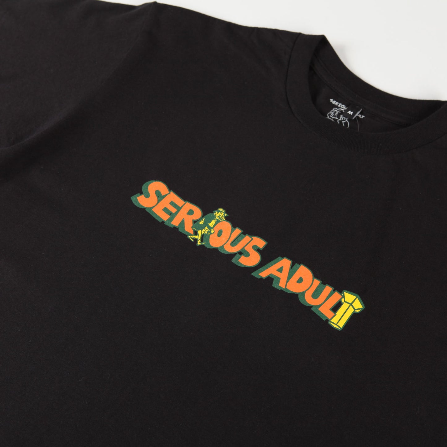 Serious Adult 'Rover' T-Shirt (Black)