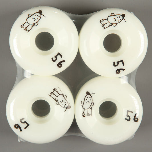 Shop Brand Conical 56mm 101d Wheels (White)