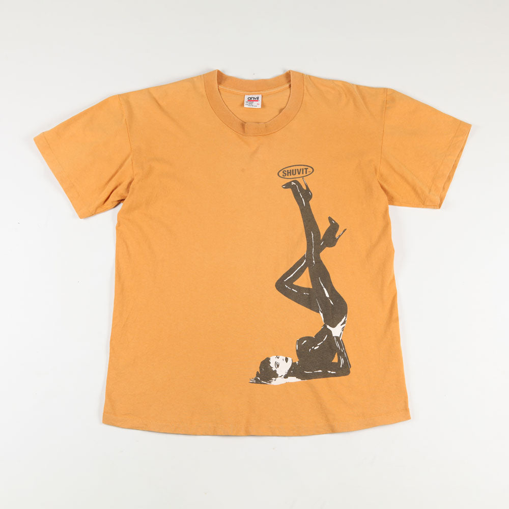 Shuvit 'Girl' T-Shirt (Mustard) VINTAGE 90s