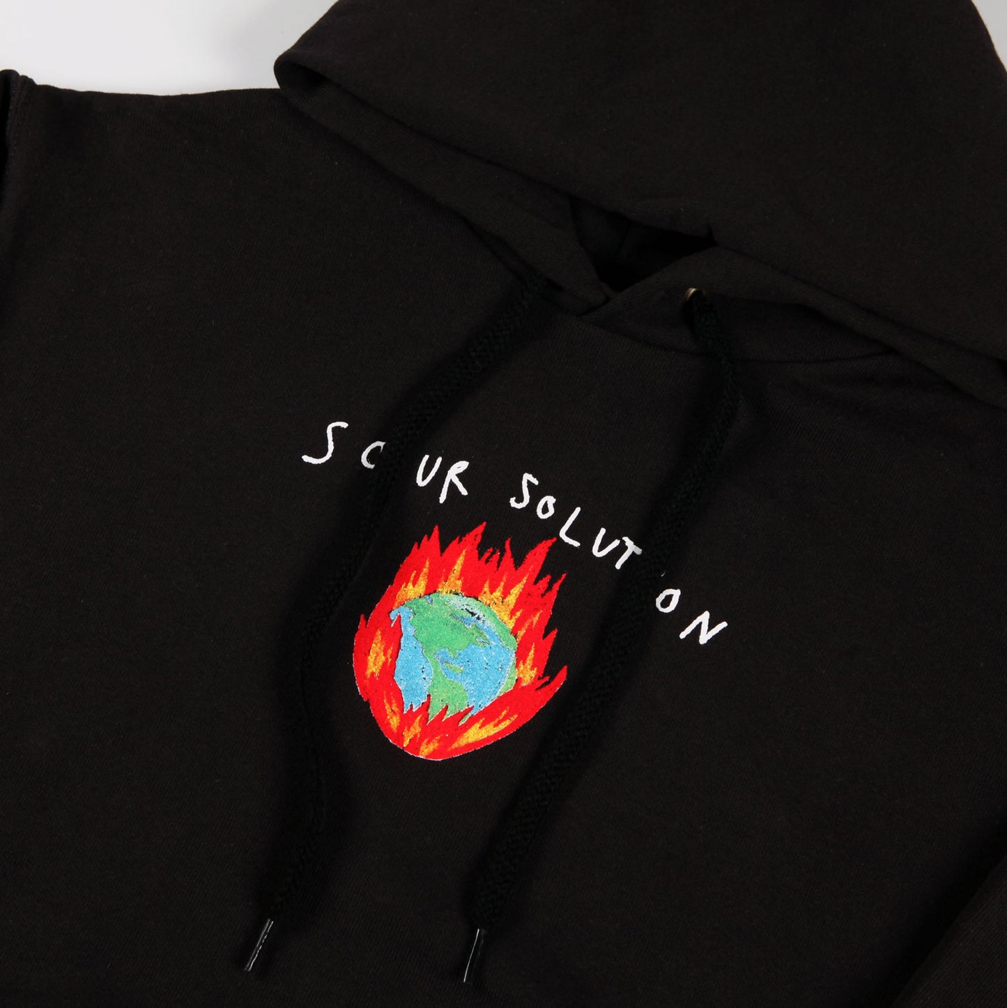 Sour Solution 'In Flames' Hood (Black)