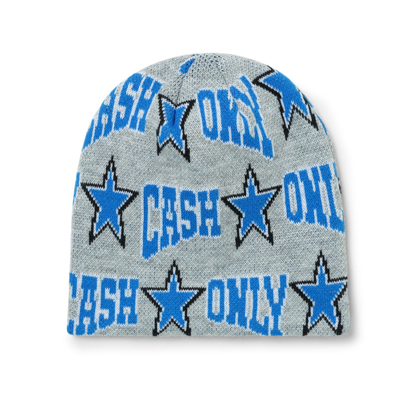 Cash Only 'Stars' Skully Beanie (Grey)