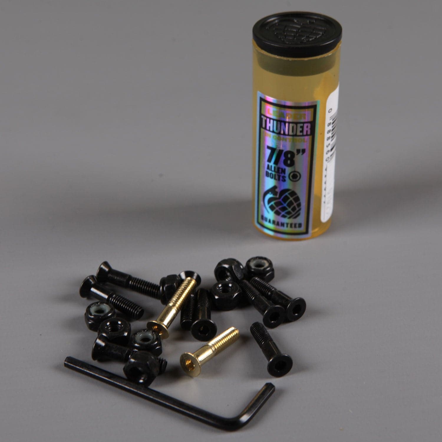 Thunder 7/8" Allen Key Bolts (Black / Gold)