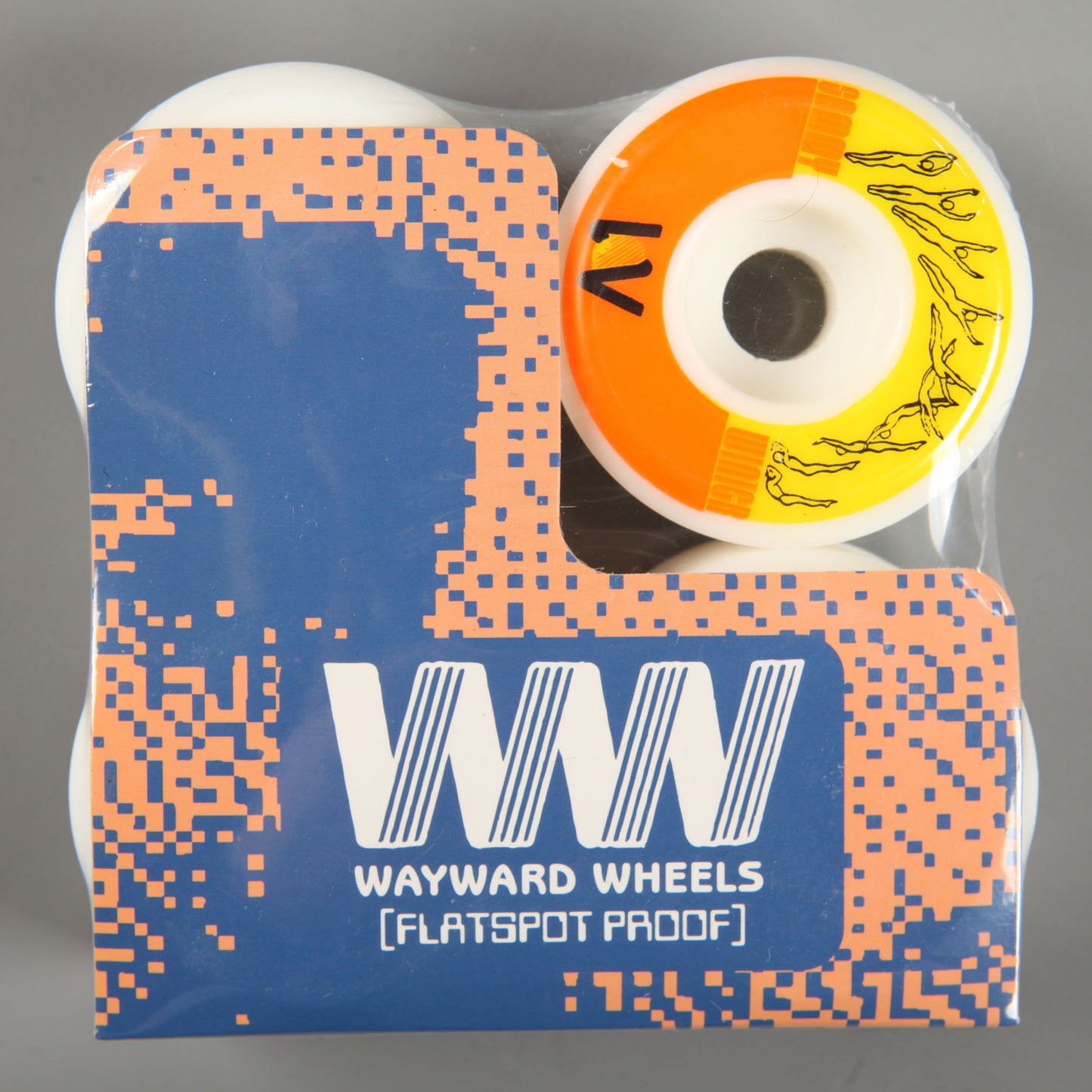 Wayward 'Sammy Winter Funnel Pro' 53mm 101a Wheels (White / Orange)