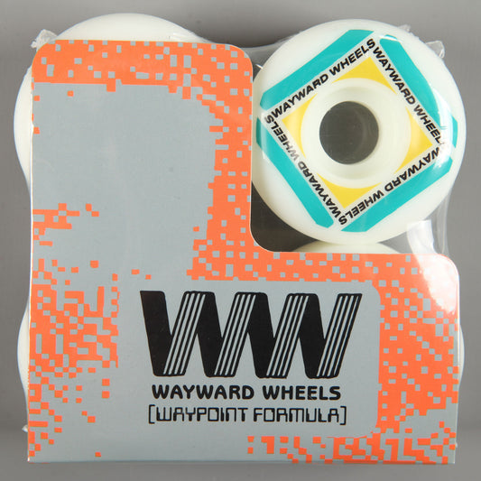 Wayward 'Waypoint' 53mm 101a Wheels (White / Green)