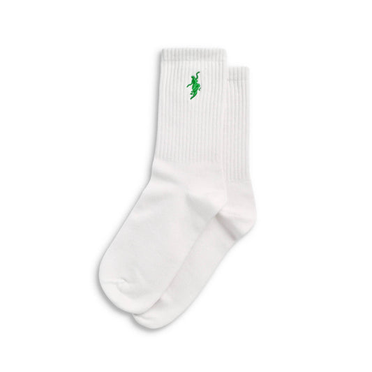 Polar 'No Comply' Socks (White / Green)